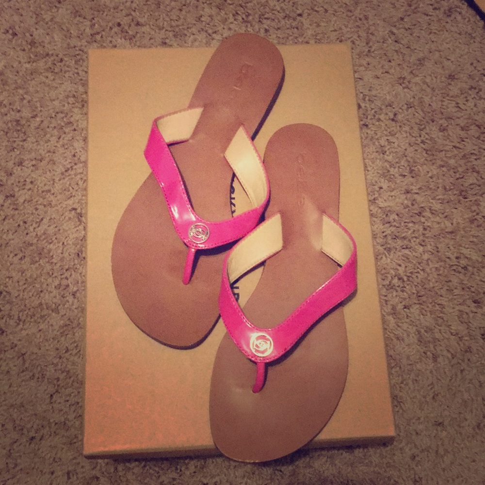 Bebe pink sandals